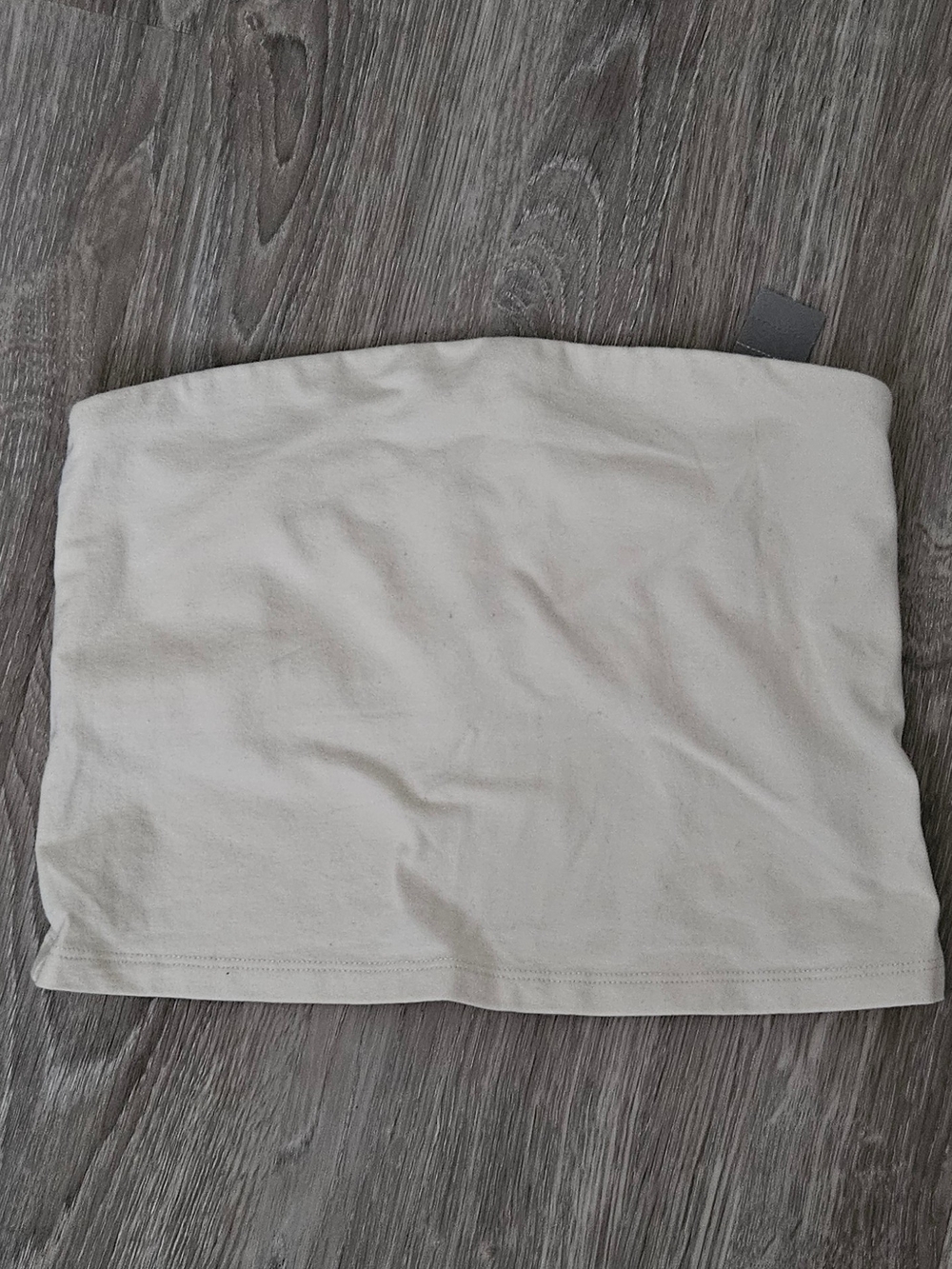 Aerie Neutral Cream Strapless Tube Top